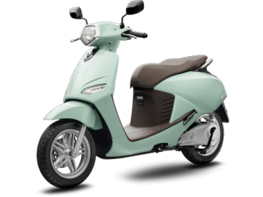 Xe may dien VinFast Vento mau xanh ngoc yen nau 1
