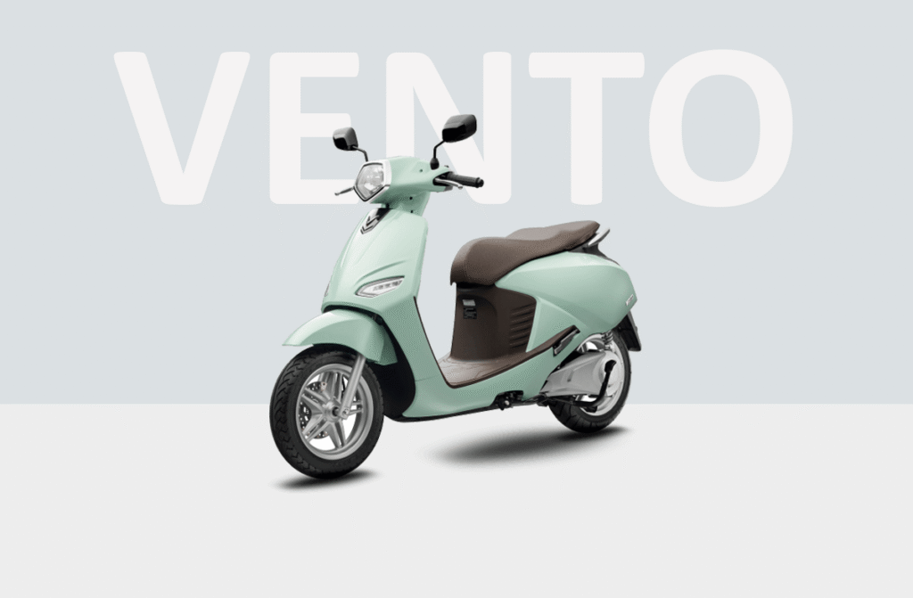 XE MÁY ĐIỆN VINFAST VENTO S kèm pin 14 Xe may dien VinFast Vento mau xanh ngoc yen nau