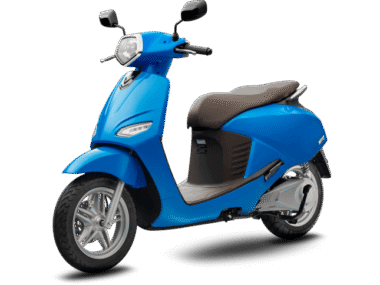 Xe may dien VinFast Vento mau xanh yen nau