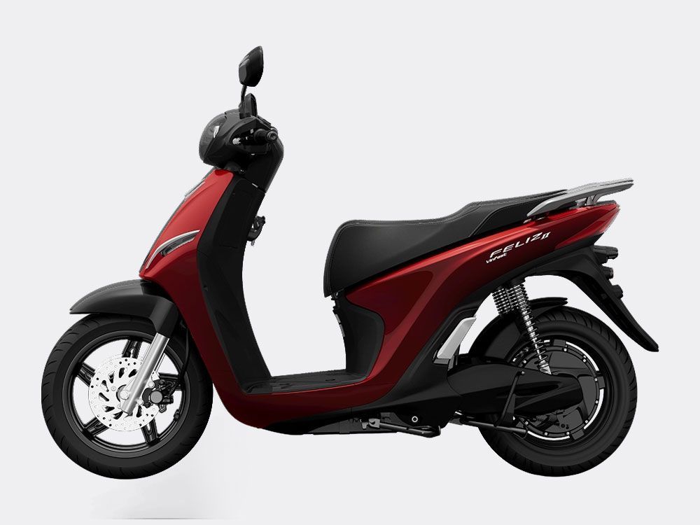 Xe Máy Điện Vinfast Feliz II (Thuê Pin) 6 feliz ii red