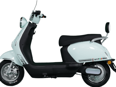 xe may dien civit xanh lam