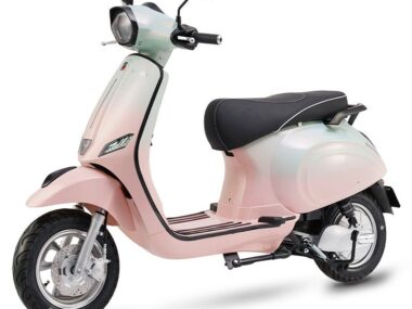 xe may dien espero classic ultra mau hong keo bong