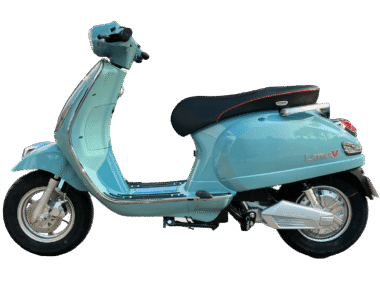 xe may dien latina v xanh ngoc