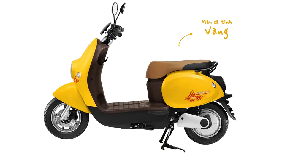 XE MÁY ĐIỆN VINFAST MOTIO 17 xe may dien vinfast motio 2025 mau vang